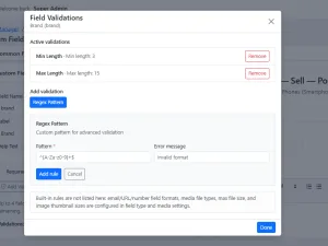 CubiqWeb: Validation without repeated coding
